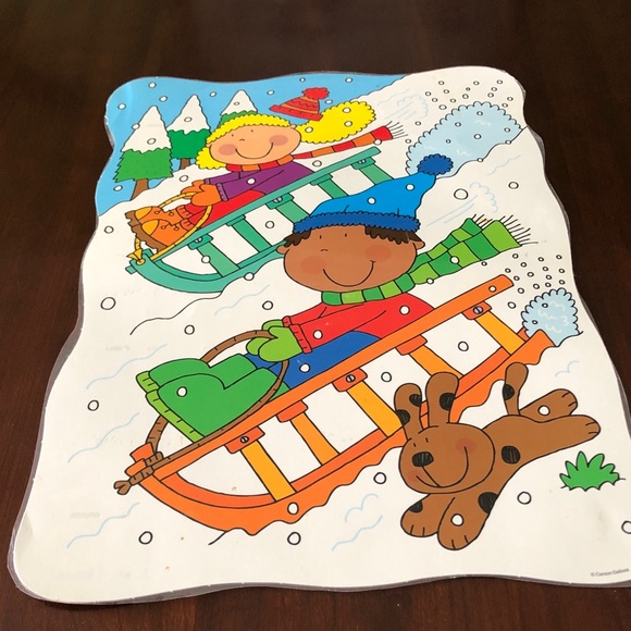 Winter accents bulletin board set - Picture 3 of 8